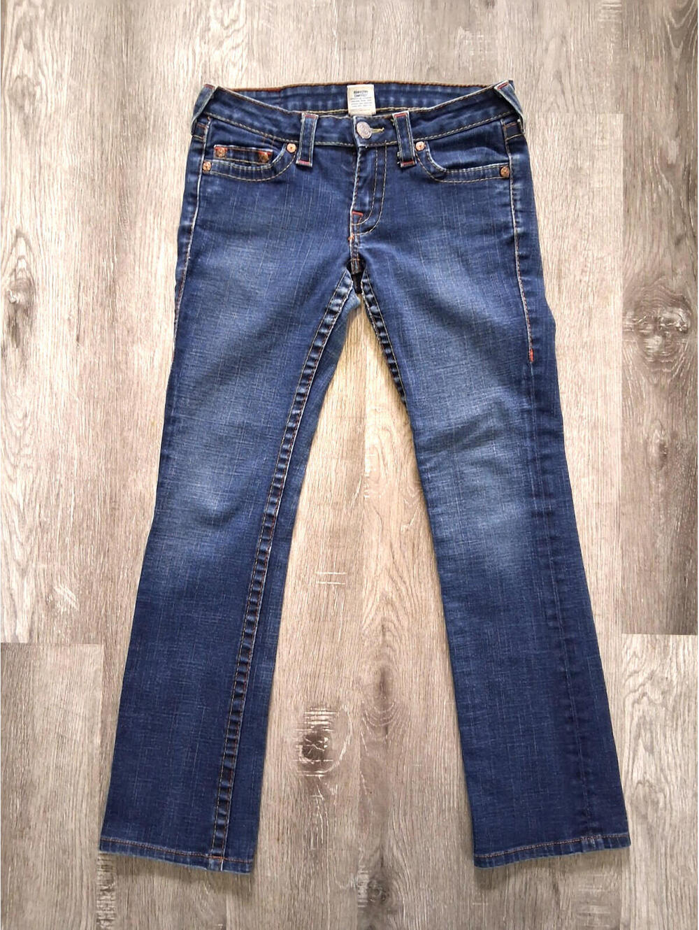 Vintage Y2K True Religion Women's Size 6, 28x27 Bobby Low Rise Boot Cut Jeans